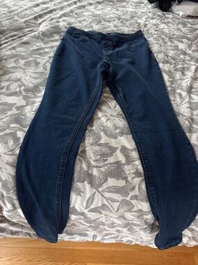 HUE Navy Stretch Jeggings